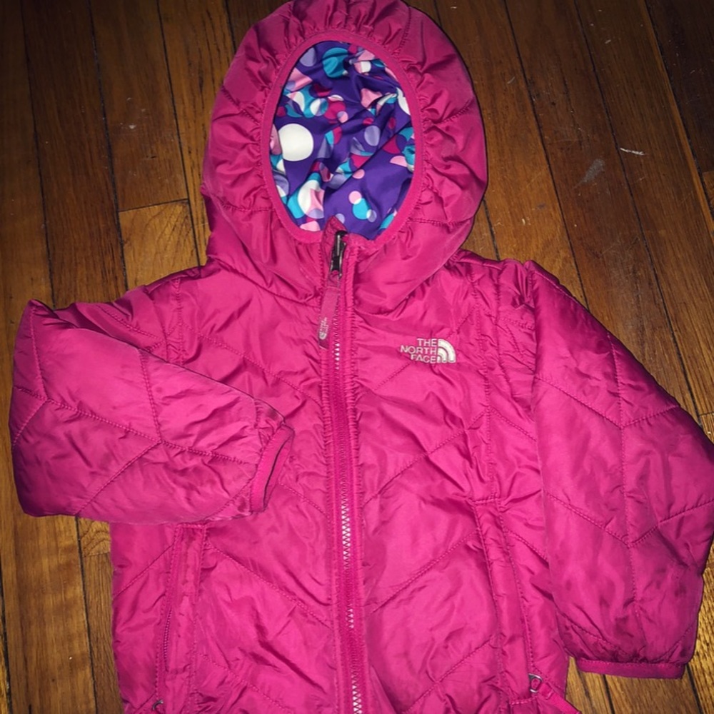 COPY - North Face Double side Jacket- Pink and purple
